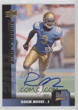 2011 Upper Deck - [Base] - Gold Autographs #196 - Star Rookie - Rahim Moore