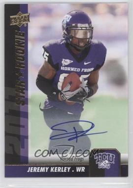 2011 Upper Deck - [Base] - Gold Autographs #72 - Star Rookie - Jeremy Kerley