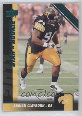 2011 Upper Deck - [Base] - Green 25 #52 - Star Rookie - Adrian Clayborn