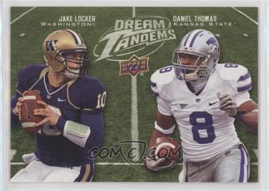 2011 Upper Deck - Dream Tandems #DT-18 - Jake Locker, Daniel Thomas