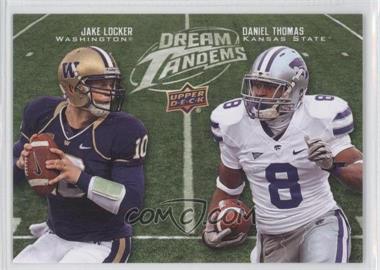 2011 Upper Deck - Dream Tandems #DT-18 - Jake Locker, Daniel Thomas