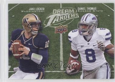 2011 Upper Deck - Dream Tandems #DT-18 - Jake Locker, Daniel Thomas