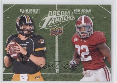 2011 Upper Deck - Dream Tandems #DT-20 - Blaine Gabbert, Mark Ingram