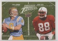 Troy Aikman, Jerry Rice