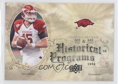 2011 Upper Deck - Historical Programs #HP-24 - Ryan Mallett