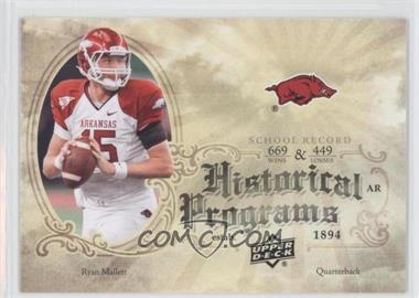 2011 Upper Deck - Historical Programs #HP-24 - Ryan Mallett