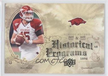 2011 Upper Deck - Historical Programs #HP-24 - Ryan Mallett