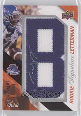 2011 Upper Deck - Rookie Signature Letterman #RSL-TY - Titus Young /100