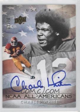 2011 Upper Deck College Football Legends - All-Americans - Autographs #AA-CW - Charles White /70