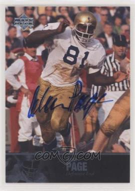 2011 Upper Deck College Football Legends - [Base] - Autographs #14 - Alan Page