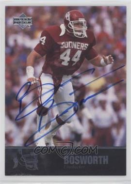 2011 Upper Deck College Football Legends - [Base] - Autographs #35 - Brian Bosworth