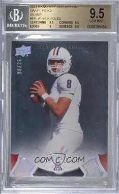 2011 Upper Deck Exquisite Collection - 2012 Rookies - Parallel #ER-NF - Nick Foles /35 [BGS 9.5 GEM MINT]