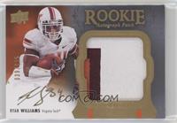 Rookie Autograph Patch - Ryan Williams #/135