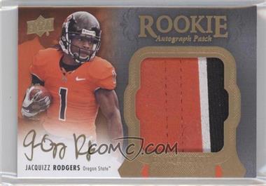 2011 Upper Deck Exquisite Collection - [Base] #136 - Rookie Autograph Patch - Jacquizz Rodgers /135