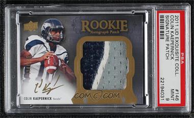 2011 Upper Deck Exquisite Collection - [Base] #146 - Rookie Autograph Patch - Colin Kaepernick /135 [PSA 9 MINT]