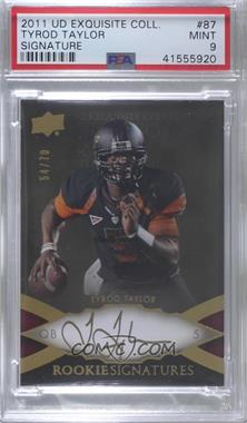 2011 Upper Deck Exquisite Collection - [Base] #87 - Rookie Signatures - Tyrod Taylor /70 [PSA 9 MINT]