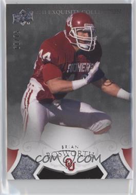 2011 Upper Deck Exquisite Collection - [Base] #9 - Brian Bosworth /75