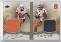 Delone Carter, Kendall Hunter #/40