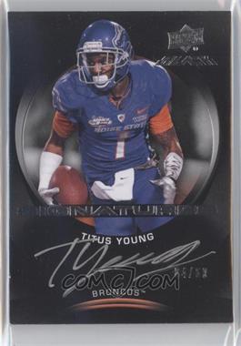 2011 Upper Deck Exquisite Collection - UD Black Signatures #B-TY - Titus Young /60