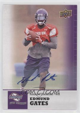 2011 Upper Deck Sweet Spot - [Base] - Autographs #11 - Sweet Beginnings - Edmund Gates