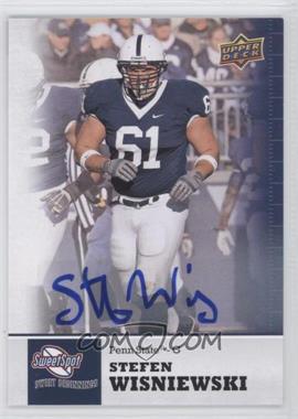 2011 Upper Deck Sweet Spot - [Base] - Autographs #14 - Sweet Beginnings - Stefen Wisniewski