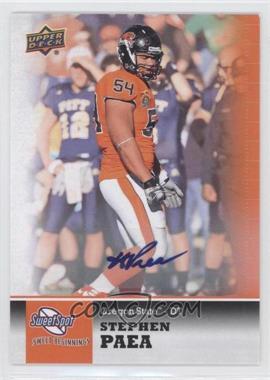 2011 Upper Deck Sweet Spot - [Base] - Autographs #15 - Sweet Beginnings - Stephen Paea