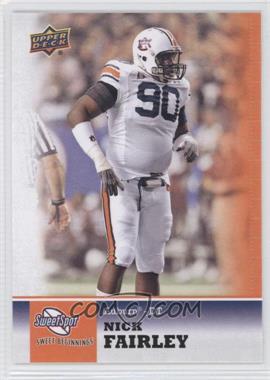 2011 Upper Deck Sweet Spot - [Base] #39 - Sweet Beginnings - Nick Fairley