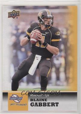 2011 Upper Deck Sweet Spot - [Base] #90 - Sweet Beginnings - Blaine Gabbert