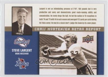 2011 Upper Deck Sweet Spot - Chris Mortensen Retro Report #MR-3 - Steve Largent