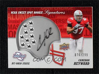 2011 Upper Deck Sweet Spot - Rookie Signatures - Variations #RS-CH - Cameron Heyward /299 [EX to NM]