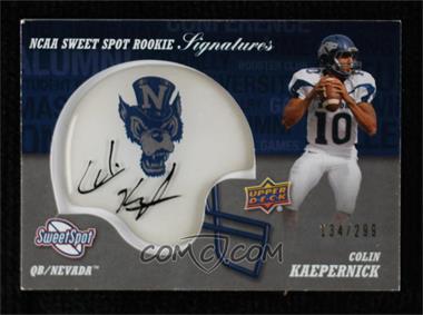 2011 Upper Deck Sweet Spot - Rookie Signatures - Variations #RS-CK - Colin Kaepernick /299 [Noted]