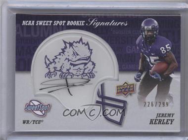 2011 Upper Deck Sweet Spot - Rookie Signatures - Variations #RS-JK - Jeremy Kerley /299