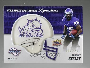 2011 Upper Deck Sweet Spot - Rookie Signatures - Variations #RS-JK - Jeremy Kerley /299