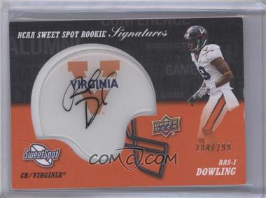 2011 Upper Deck Sweet Spot - Rookie Signatures - Variations #RS-RD - Ras-I Dowling /299