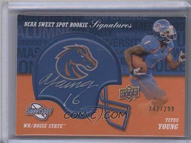 2011 Upper Deck Sweet Spot - Rookie Signatures - Variations #RS-TY - Titus Young /299