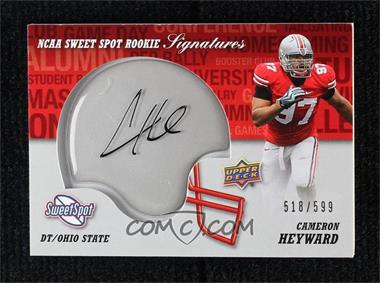 2011 Upper Deck Sweet Spot - Rookie Signatures #RS-CH - Cameron Heyward /599 [EX to NM]
