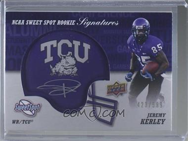 2011 Upper Deck Sweet Spot - Rookie Signatures #RS-JK - Jeremy Kerley /599 [EX to NM]