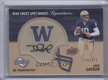 2011 Upper Deck Sweet Spot - Rookie Signatures #RS-JL - Jake Locker /275