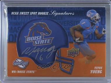 2011 Upper Deck Sweet Spot - Rookie Signatures #RS-TY - Titus Young /599
