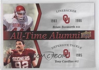 2011 Upper Deck University of Oklahoma - All-Time Alumni Duos #ATAD-BC - Brian Bosworth, Tony Casillas