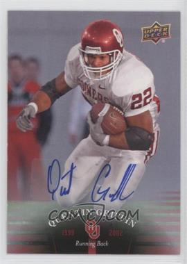 2011 Upper Deck University of Oklahoma - [Base] - Autographs #62 - Quentin Griffin