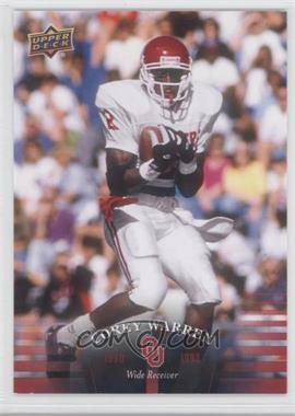 2011 Upper Deck University of Oklahoma - [Base] #55 - Corey Warren