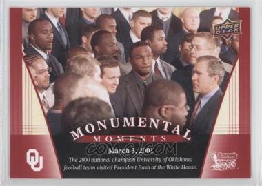 2011 Upper Deck University of Oklahoma - [Base] #91 - Monumental Moments - March 3, 2001