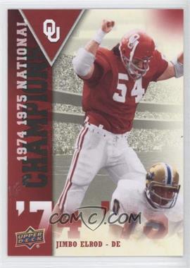 2011 Upper Deck University of Oklahoma - National Champions #NC-JE - Jimbo Elrod