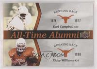 Earl Campbell, Ricky Williams