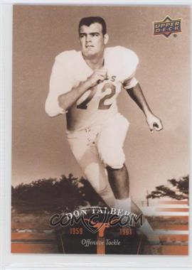 2011 Upper Deck University of Texas - [Base] #6 - Don Talbert