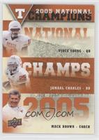 Vince Young, Jamaal Charles, Mack Brown