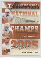 Vince Young, Jamaal Charles, Mack Brown