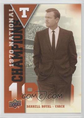 2011 Upper Deck University of Texas - National Champions #NC-DA - Darrell Royal