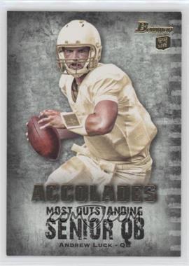 2012 Bowman - Accolades #BAC-AL3 - Andrew Luck